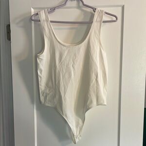 Bar III Classic White Bodysuit
